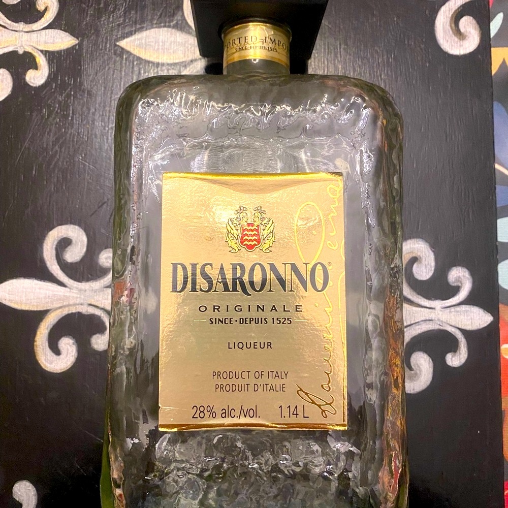 Disaronno Originale Liqueur Bottle Empty large bottle